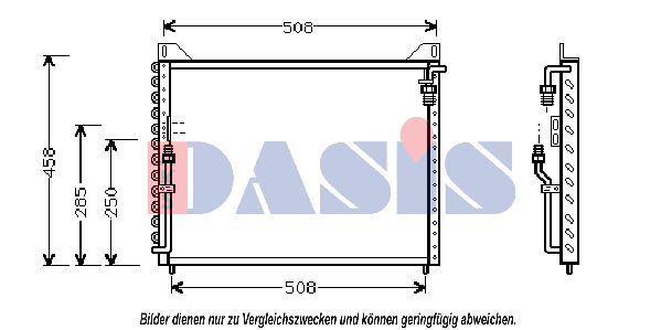 AKS DASIS Kondensaator,kliimaseade 121930N